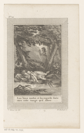Narcissus en Echo, RP-P-OB-41.452, Charles Monnet, 1801