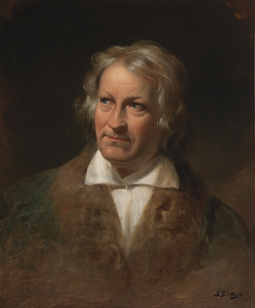 Sketch of the Danish sculptor Bertel Thorvaldsen by Samuel Bell Waugh, 1838, Samuel Waugh