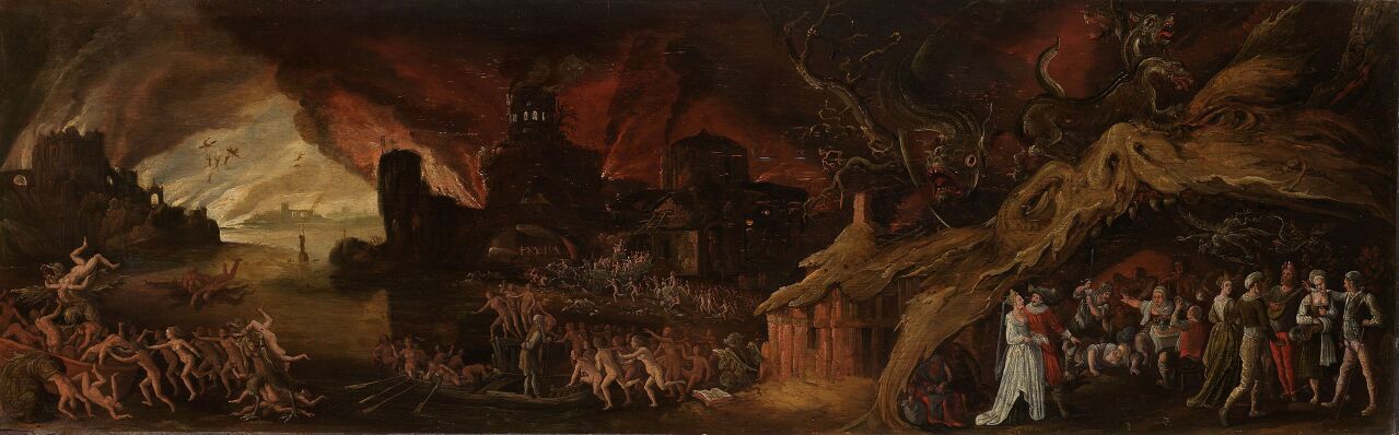 The Last Judgment and the Seven Deadly Sins, Jacob van Swanenburgh, between 1600 and 1638