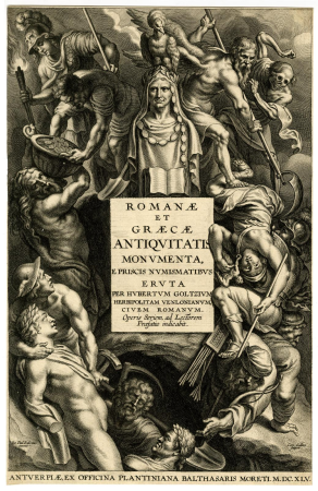 Print, title-page, Hubert Goltzius, circa 1645