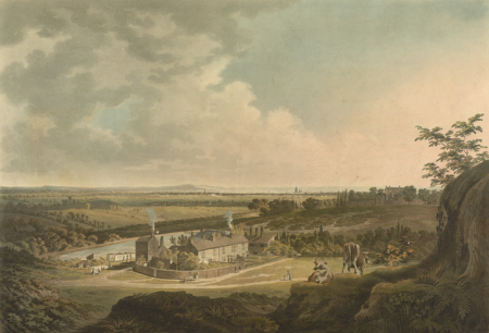 A View on Hampstead Heath, looking towards London by Francis Jukes Sarjent, 1804