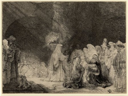 The Presentation in the Temple, Rembrandt, circa 1639