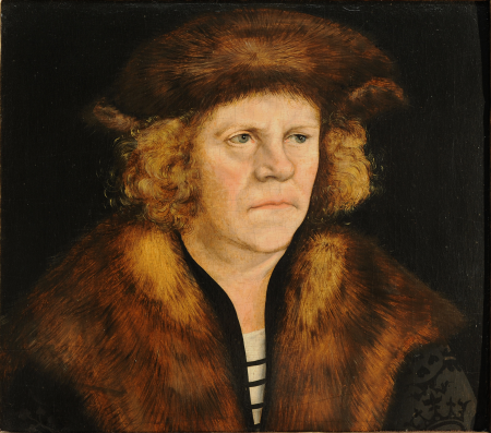 Portrait of a man in a fur beret, Lucas Cranach the Elder, circa 1510