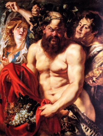 Drunen Silenus, Peter Paul Rubens, between 1609 and 1610