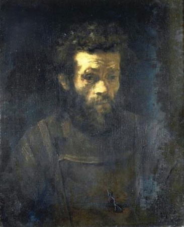 Man with a Beard, Rembrandt, circa 1657