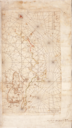 Map of Saldanha Bay to Vleesbaai, between 1650 and 1700