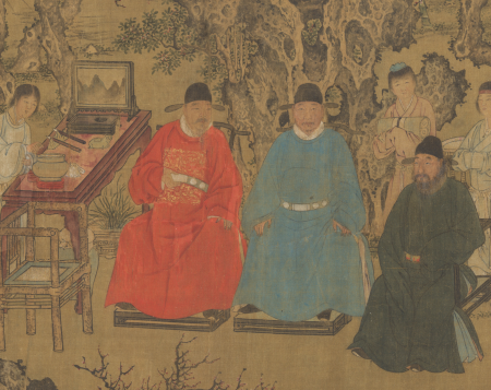 Segment of Elegant Gathering in the Apricot Garden, Xie Huan, 1437