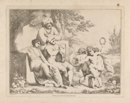 Putti Dancing to the Pipe and Tambourine, Charles Reuben Ryley