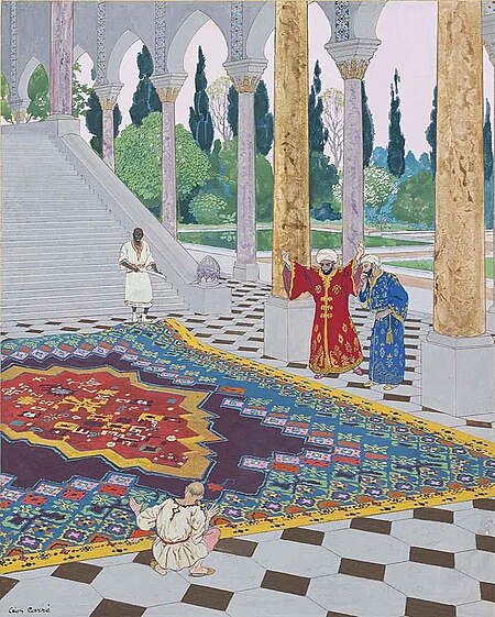 Léon Carré - The magnificant carpet, Léon Carré, circa 1920