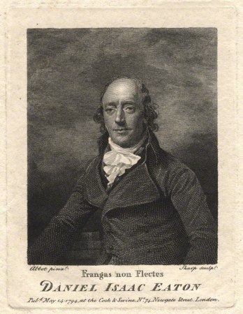 Daniel Isaac Eaton by William Sharp, after Lemuel Francis Abbott, published 1794