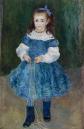 Girl with a Jump Rope (Portrait of Delphine Legrand), Pierre-Auguste Renoir, 1876