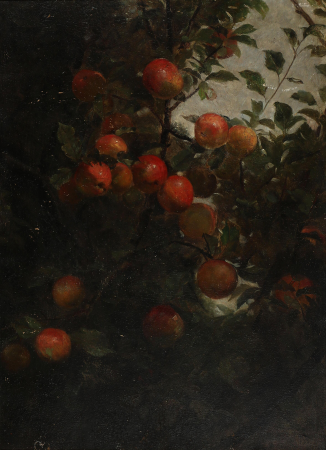 Branch with ripe apples, Nicoline Tuxen