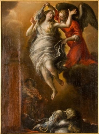 Allegory of the death of the Christian knight, Francisco Camilo