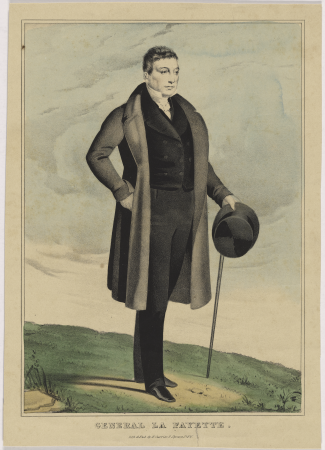 Marquis De Lafayette by Nathaniel Currier after Ary Scheffer, c. 1838, color lithograph on paper, from the National Portrait Gallery - NPG-NPG 92 9, Nathaniel Currier, circa 1838