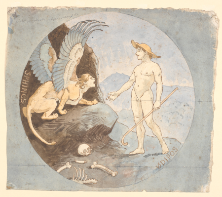 Ødipus og sfinxen, Niels Skovgaard