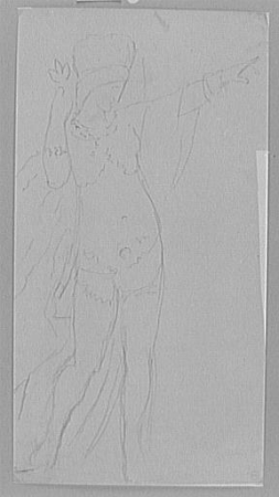 Study for Salome in The Apparition, Gustave Moreau, between 1850 and 1895