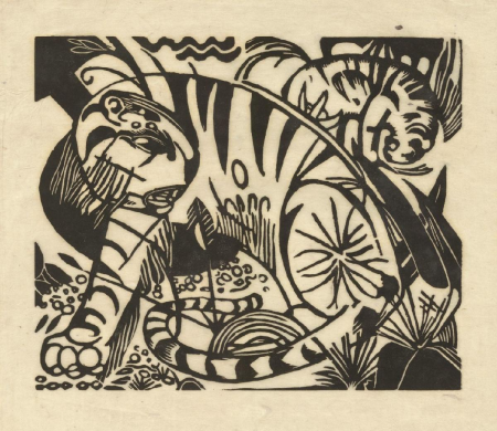Marc - Tiger, 1912, Slg. Sprengel I,550, Franz Marc