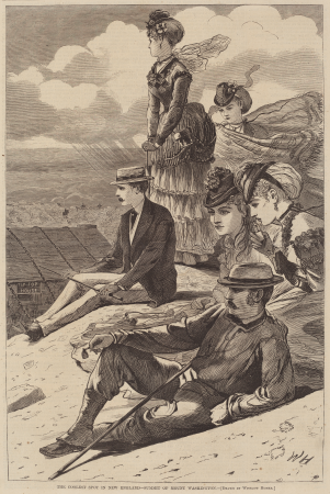 The Coolest Spot in New England - Summit of Mount Washington, Winslow Homer, published 1870