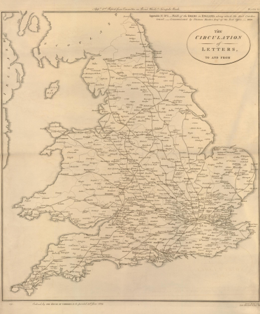 The Circulation of Letters to and from, James Basire, 1809