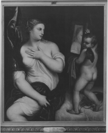 Venus and Cupid with Mirror, Titian, between 1555 and 1576