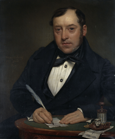 Portrait of François Joseph Dart, Pieter van Hanselaere, 1839