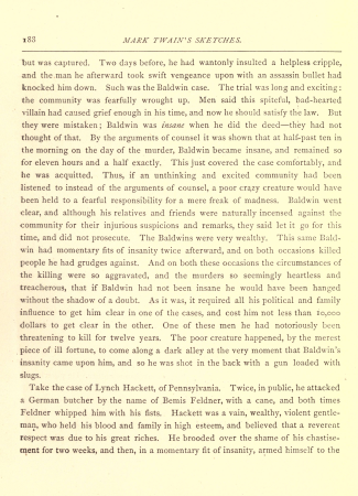 Mark Twain's Sketches, New and Old