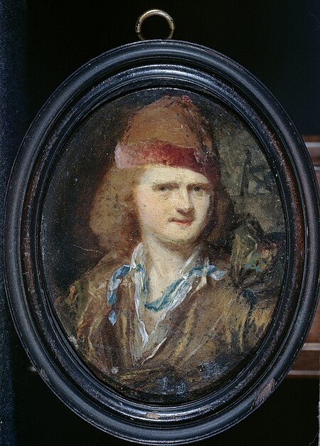 Self-portrait, Cornelis Pronk, between 1710 and 1730