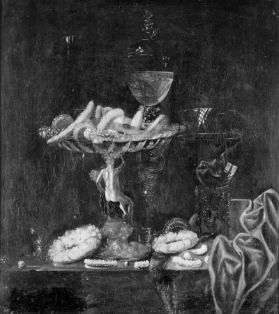 A Table with Drinking Vessel and Confectionery, Georg Hainz, between 1645 and 1688