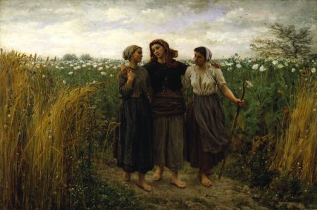 Returning from the Fields, Jules Breton, 1871