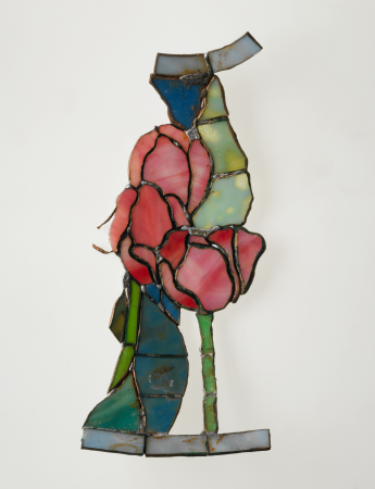 Sample pattern for a lamp shade, between 1900 and 1907