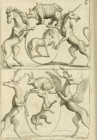 Livre curieux et utile pour les sçavans et artistes - composé de trois alphabets de chiffres simples, doubles and triples, fleuronnez et au premier trait - accompagné d'un tres grand nombre de (14746618162), 1685