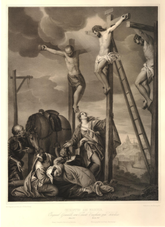 Christus am Kreuze, Franz Hanfstaengl, circa 1837