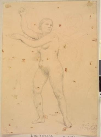 Ingres - MI.867.2759, Jeanne d'Arc dans la mélée
