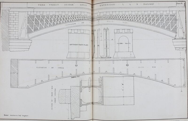 Railway practice. A collection of working plans and practical details of construction in the public works of the most celebrated engineers on the several railways, canals, and other public works (14758038342), Samuel Charles Brees, 1836