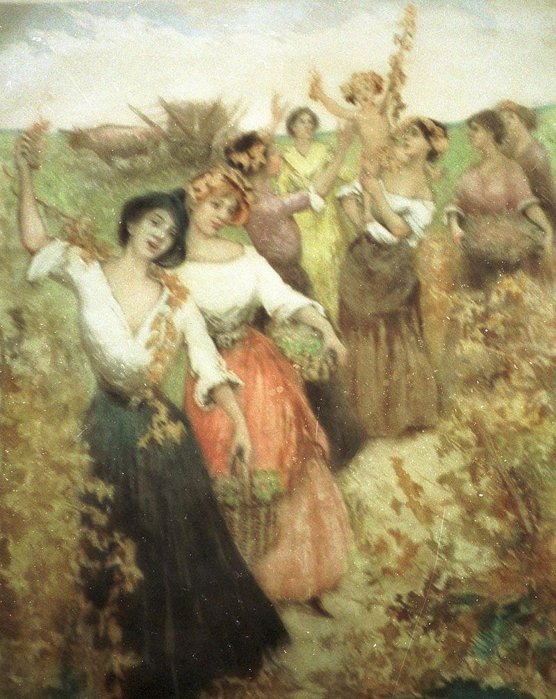 Allan Osterlind "Bacchus dans les vignes", 1907