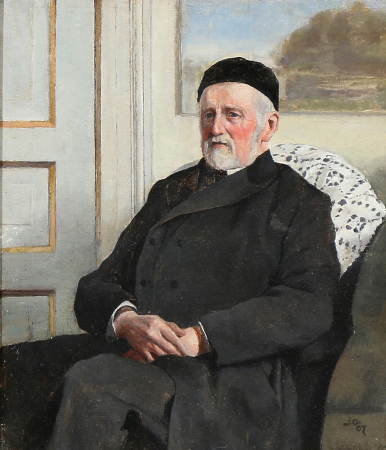 Portrait of the painter Eiler Rasmussen Eilersen., Eiler Rasmussen Eilersen, 1907