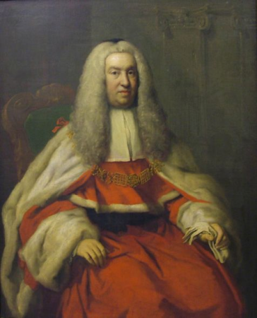 Portrait of Sir Thomas Reeve (1673-1737), British judge, Jacopo Amigoni, circa 1730-1736
