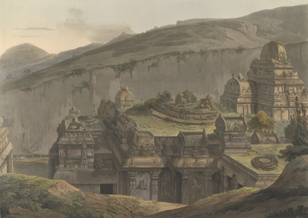 The upper part of Kailasa, William Daniell, 1 June 1803