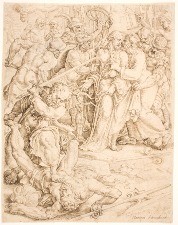 Kristi tilfangetagelse, Maarten van Heemskerck