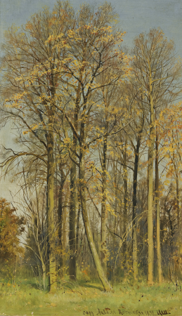 Rowan trees in autumn, Ivan Shishkin, 1892