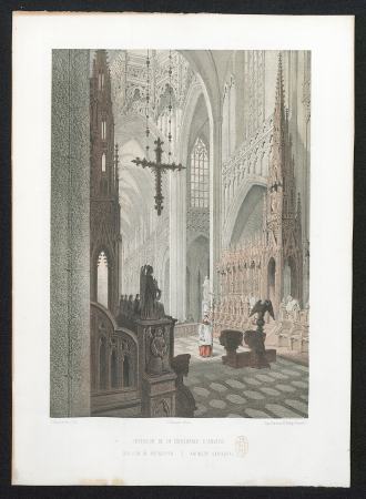 The Cathedral of Antwerp, from the inside, François Stroobant, circa 1850–ca. 1855