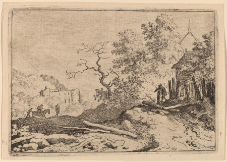 Hut with the Remains of a Hedge, Allaert van Everdingen, probably c. 1645/1656