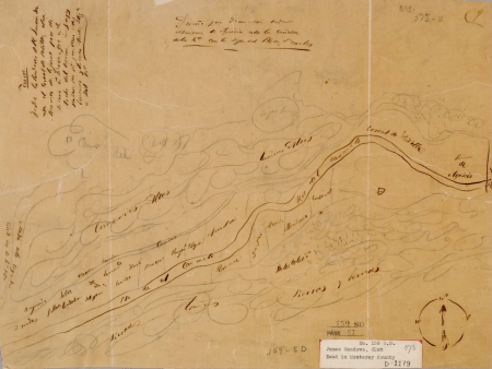 James Meadows Ranch Layout, James Meadows, 1892