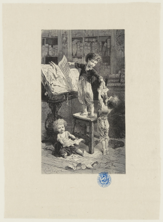 Quatrevingt-treize La première page, 2017.0.1192.4, Albert Quantin, Vers 1876