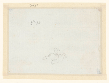 Twee vogels, RP-T-1956-158(V), between 1750 and 1809