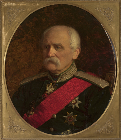 Portrait of major general Stanisław Kierbedź, engineer, Johann Köler, 1882