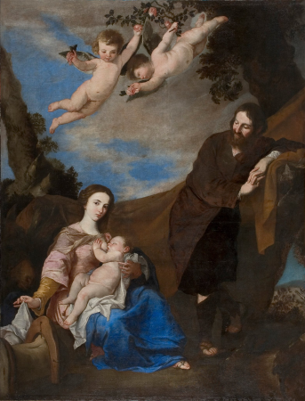 Rest on the Flight into Egypt, Jusepe de Ribera, between 1638 and 1652