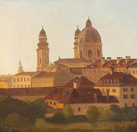 A view of Munich., Johann Mohr, 1837