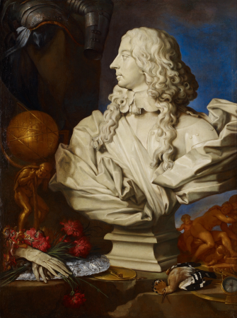 Allegorical Still Life with Bernini's Bust of Francis I d'Este, Francesco Stringa, 1665/1735