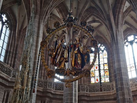 An element in the Lorenzkirche in Nürnberg